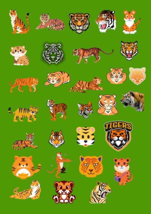 Tiger Stickers