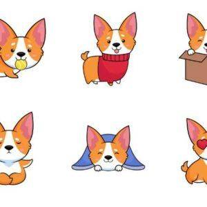 corgi-puppy-sticker-pack
