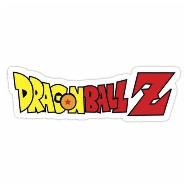 dragonball z logo sticker