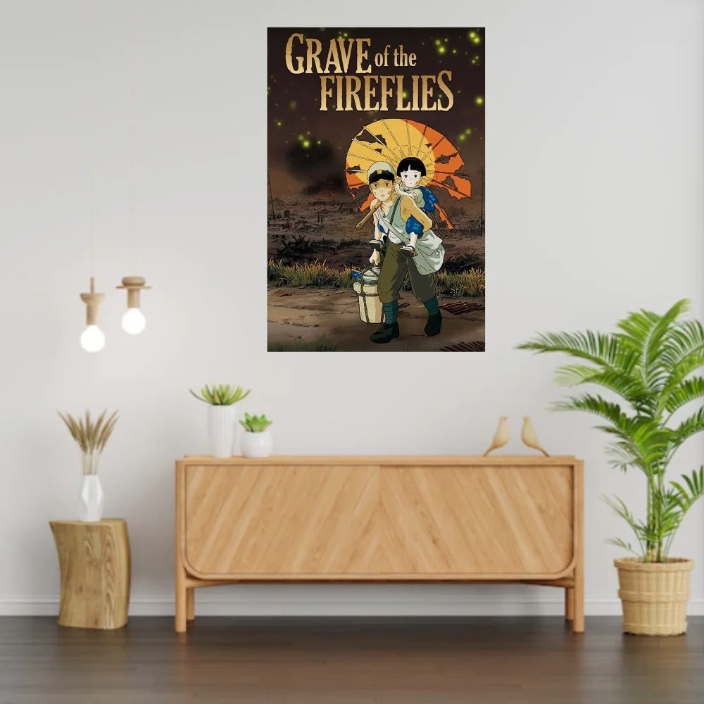 GRAVE OF THE FIREFLIES Poster for Sale by nesvaclaire