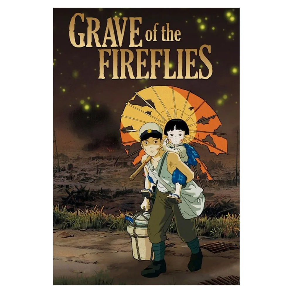 Anime Grave of the Fireflies POSTER Prints Wall Painting Bedroom