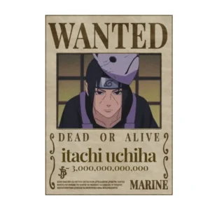 Itachi Uchiha wanted poster