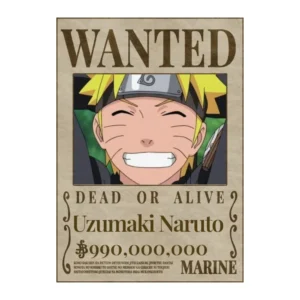Naruto wanted poster