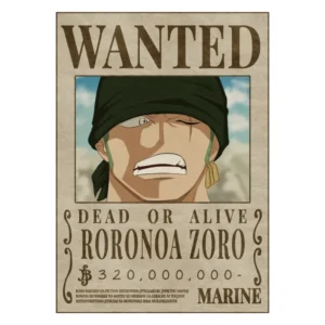 zoro wanted poster